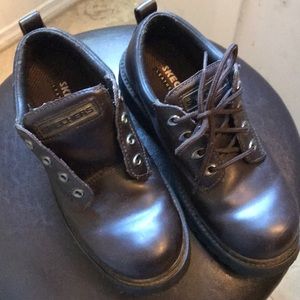 Men’s Skechers leather lace up boots
